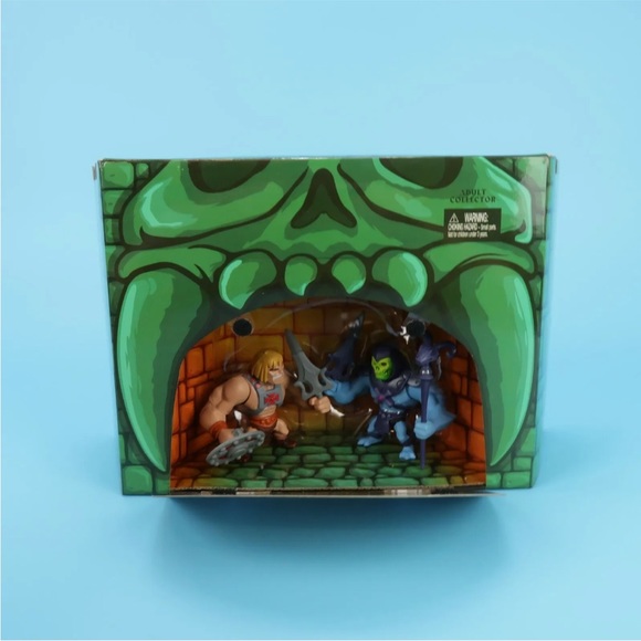 Masters Of The Universe Mini Skeletor Vs He-Man SET Comic Con 2013 READ INFO - Picture 3 of 10
